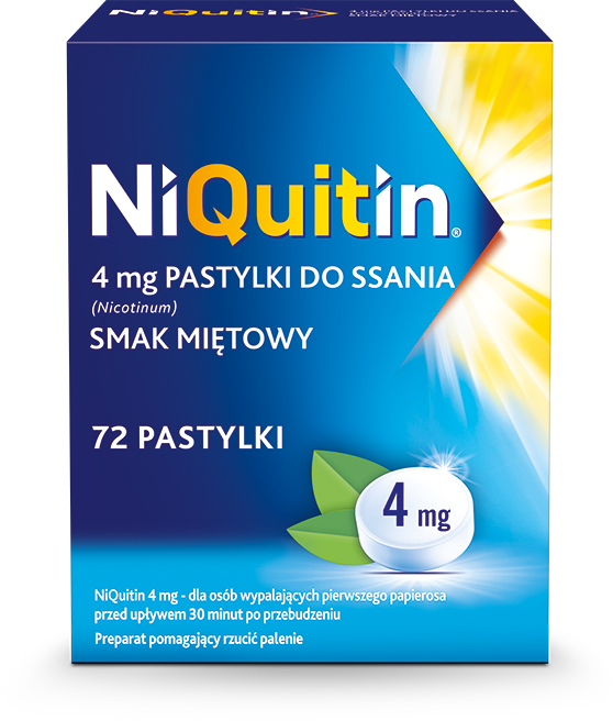 Pastylki do ssania NiQuitin / 4 mg Pastylki do ssania NiQuitin / 4 mg